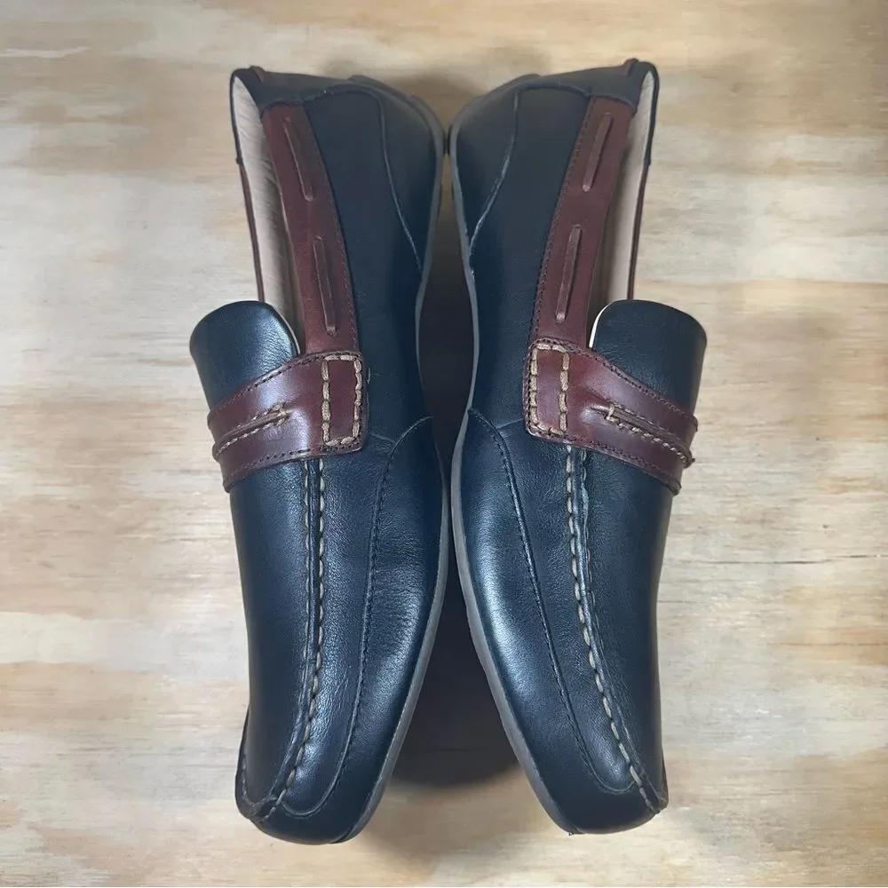 Sperry Topsider  Black and Brown Leather Loafers Men’s Size 11.5